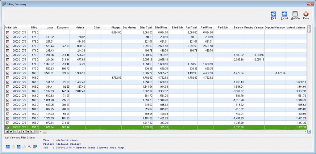 BillingSummary